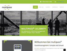 Tablet Screenshot of multipass.de